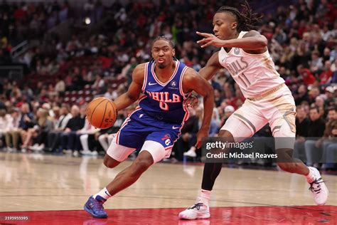 Sixers guard Tyrese Maxey looks to create offense against the Bucks.