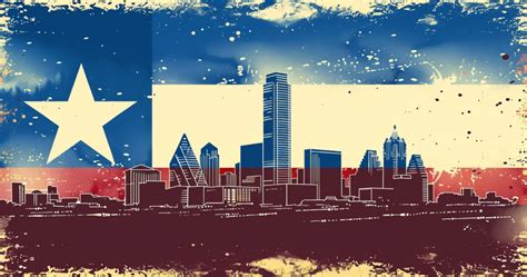 Conceptual image representing the migration debate between NYC and Texas