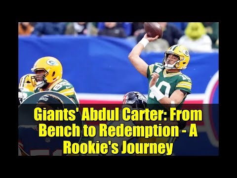 Abdul Carter focuses during a game after serving his disciplinary benching.