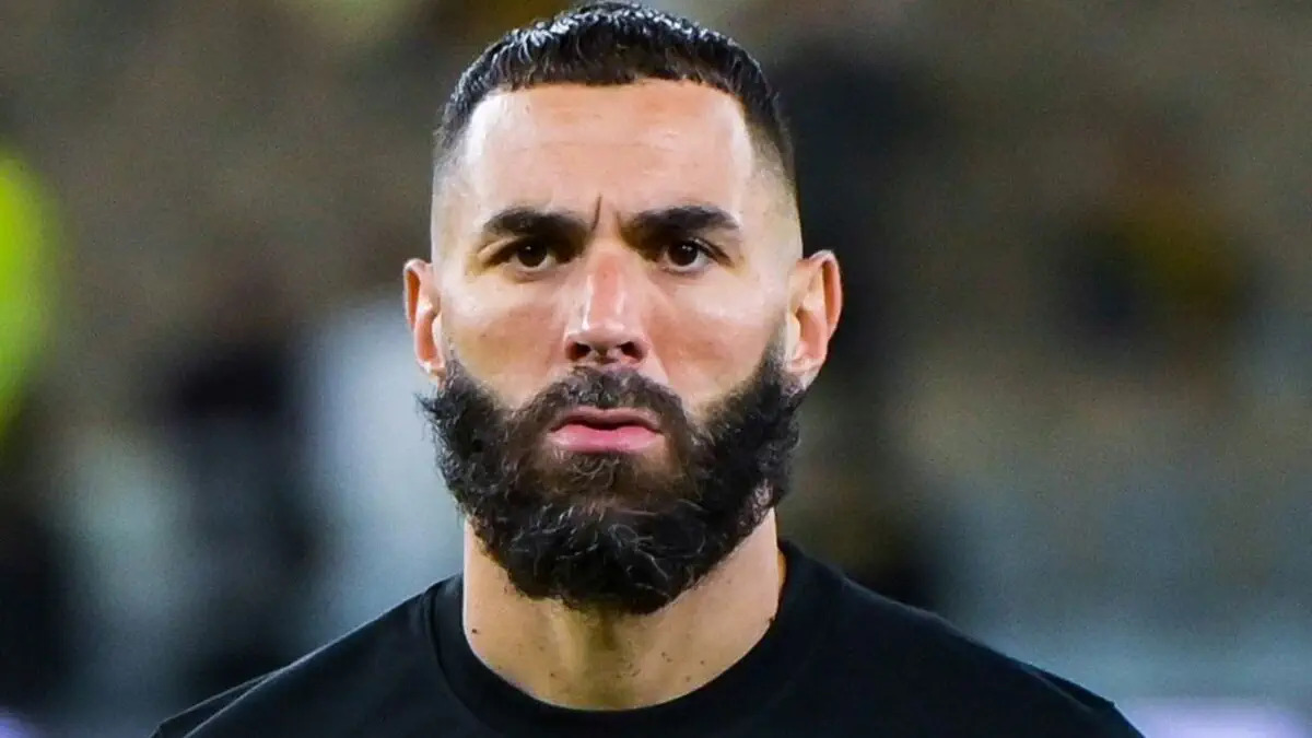 Karim Benzema in action for Al-Ittihad, the star player to watch in this crucial match.