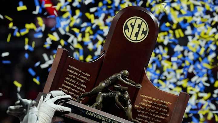 Georgia fans create an electric atmosphere outside the SEC Championship venue.