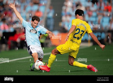 Javi Rueda in action for Celta Vigo after his return from injury.