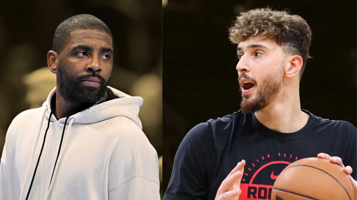 Former NBA player Theo Pinson during a broadcast