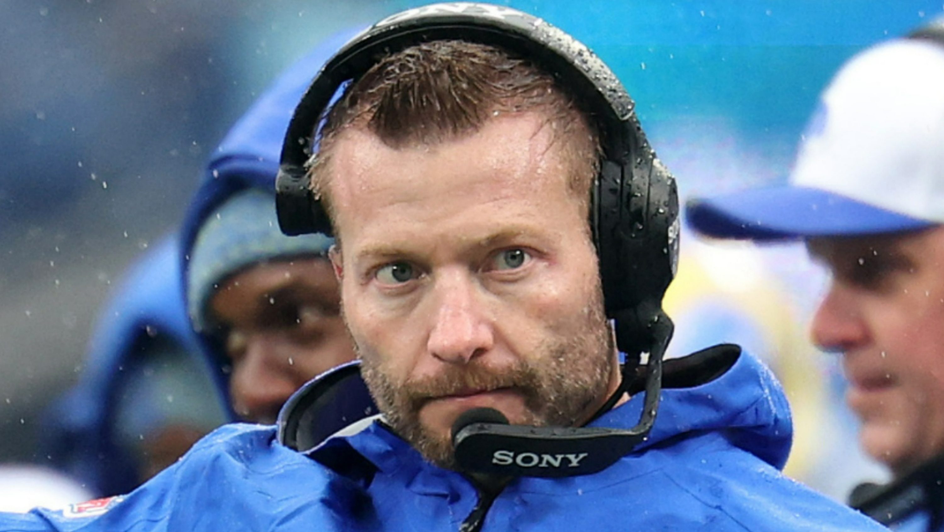 Sean McVay during a Rams game