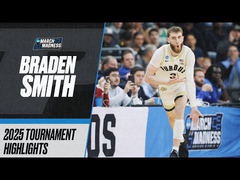 Purdue guard Braden Smith drives to the basket, looking to lead the Boilermakers to victory.