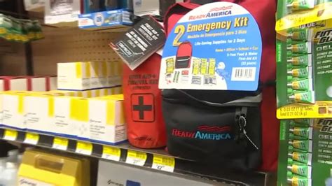 Essential supplies for a 72-hour emergency kit recommended by USGS.