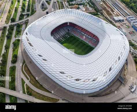 The iconic Allianz Arena ready for another Bundesliga showdown.