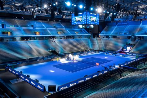 The Pala Alpitour arena in Turin, Italy, hosting the Nitto ATP Finals.