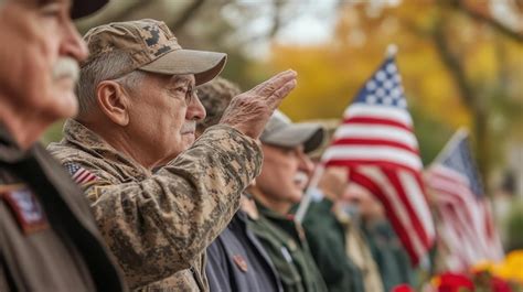 Veterans honoring the flag during a community tribute, reflecting shared national pride.