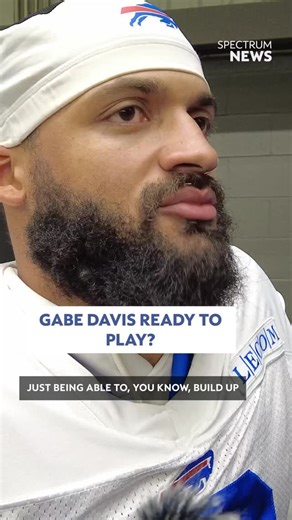 Gabe Davis working through rehabilitation after his meniscus injury