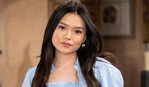 Luna Nozawa in a tense moment at Forrester Creations