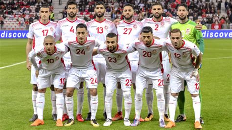 Jogadores da Tunísia em coletiva de imprensa antes do jogo contra Brasil