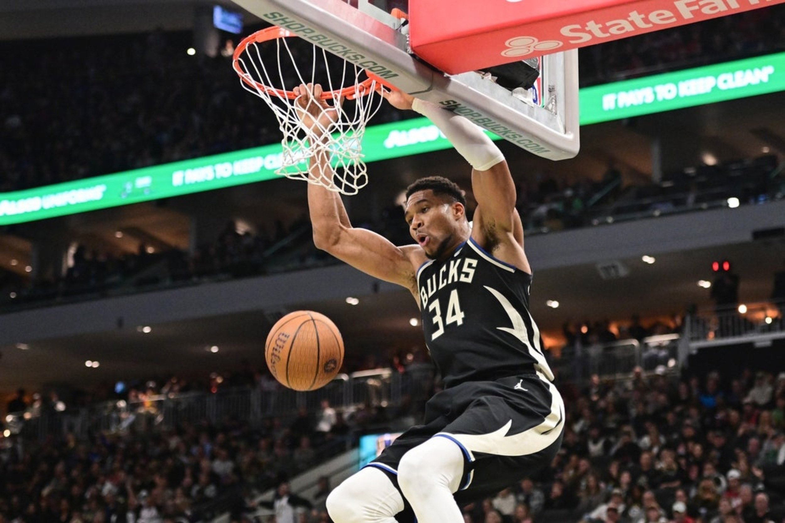 Giannis Antetokounmpo remains the focal point of Milwaukee's offense amid transition.