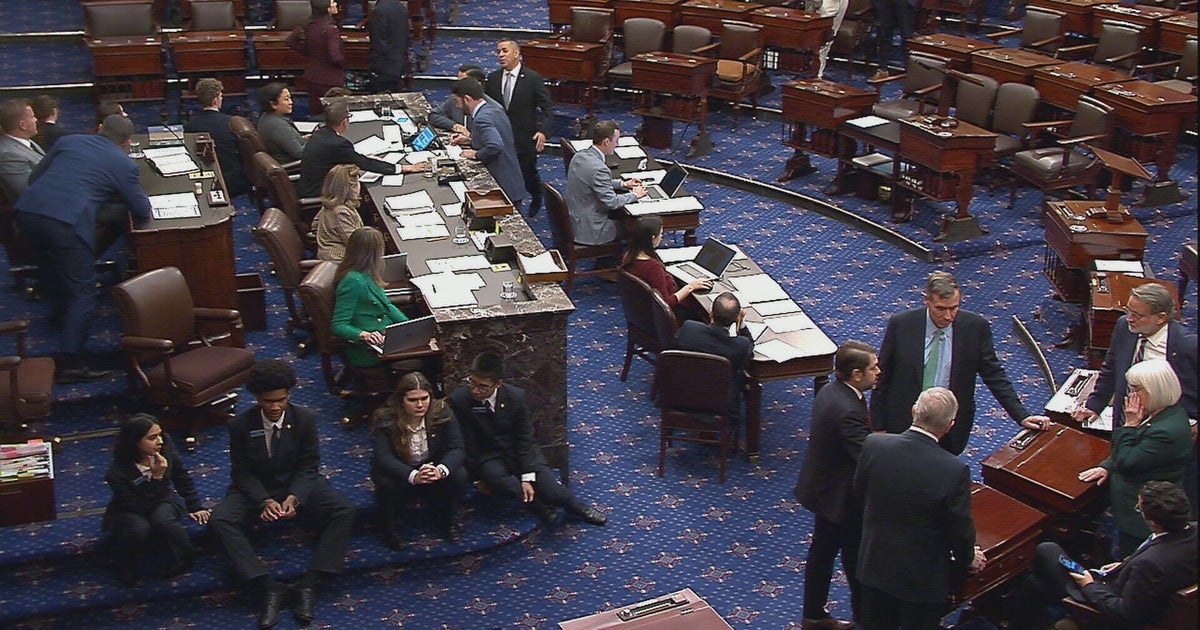 Senators debating on the Senate floor as covered live by C-SPAN