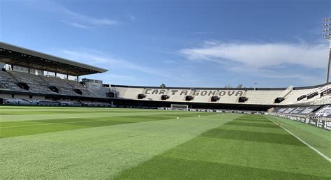 The Estadio Cartagonova buzzing with fans before kickoff.