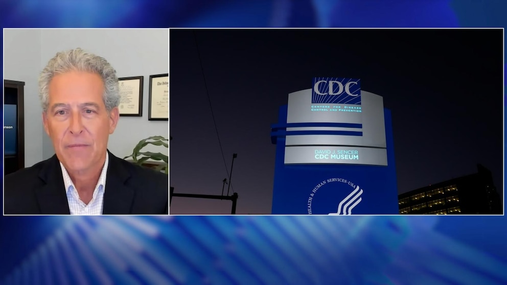 Dr. Richard Besser criticizes recent CDC website changes during a press conference.