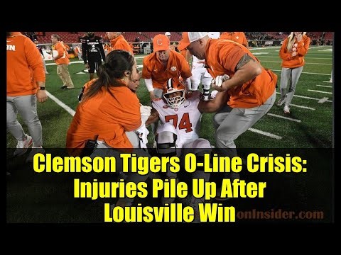 Clemson O-Line Devastated by Season-Ending Injuries