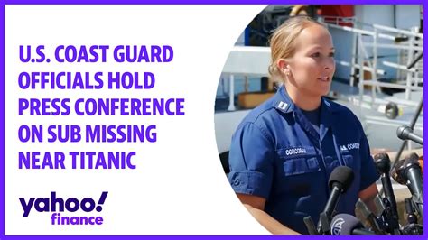 Coast Guard leadership announcing the controversial policy change regarding hate symbols.