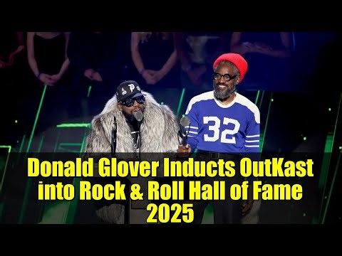 Outkast members reunite for their historic induction moment.