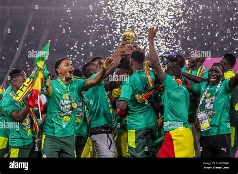 Sarr's triumphant moment with Senegal after the 2021 Africa Cup of Nations victory