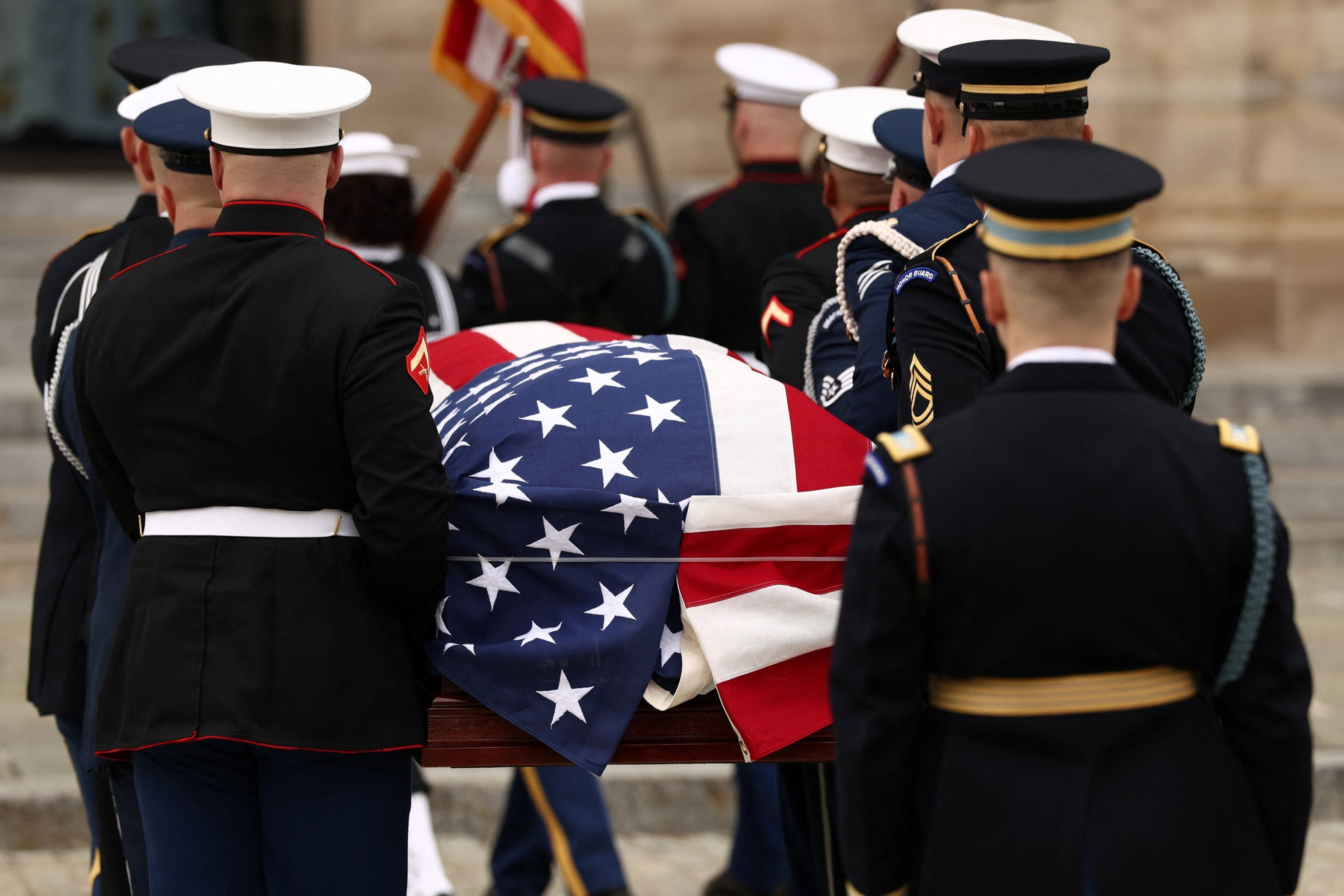 Former President George W. Bush delivers the eulogy for Dick Cheney.