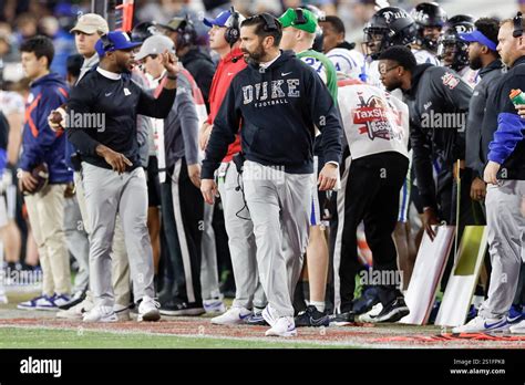 Head coach Manny Diaz directs his team during the critical ACC matchup against Wake Forest.