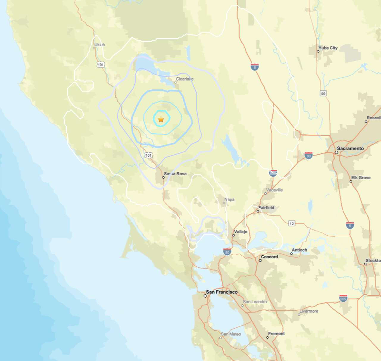 Earthquake Swarm Rattles Northern California