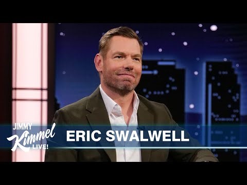 Swalwell announces his gubernatorial run during a November 2025 appearance on Jimmy Kimmel Live!
