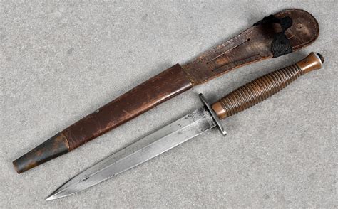 The iconic Fairbairn-Sykes fighting knife designed for silent close combat