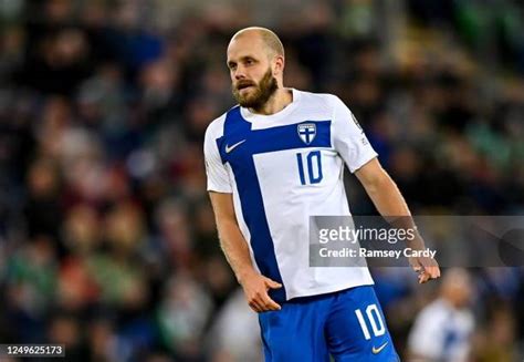 Teemu Pukki in action during his final international appearance