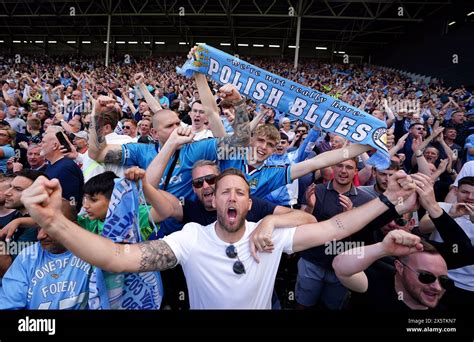 The electric atmosphere at Craven Cottage for a Premier League match.