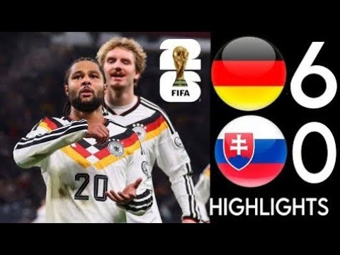 Germany Thrashes Slovakia to Clinch World Cup Spot