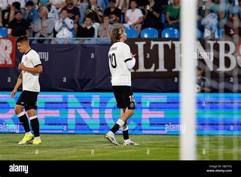Nick Woltemade scores with a powerful header to put Germany ahead against Slovakia.