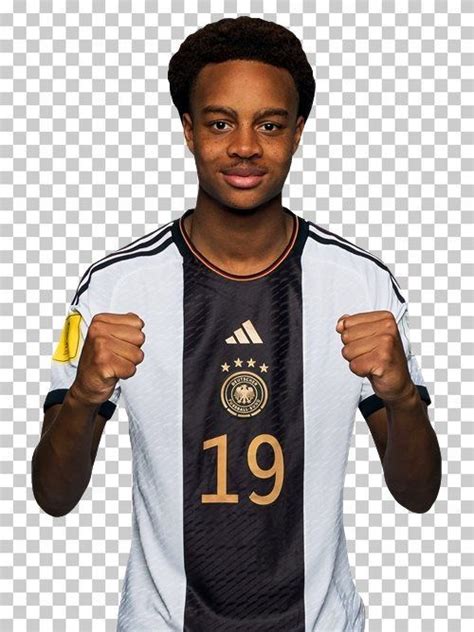 Assan Ouedraogo celebrates scoring on his Germany debut against Slovakia.