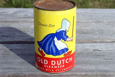 The Old Dutch Cleanser packaging that inspired the handmaid uniforms