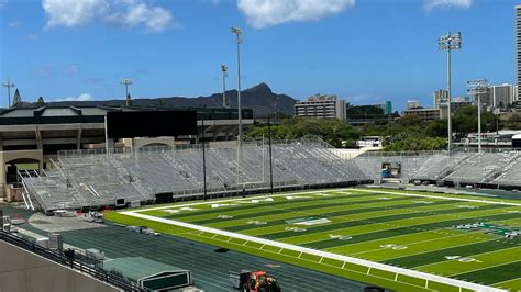 The newly renovated Clarence T.C. Ching Athletics Complex hosts the 2025 Hawaii Bowl.
