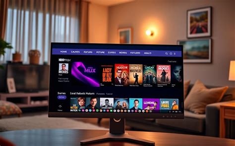 HBO Max's personalized content recommendations dashboard