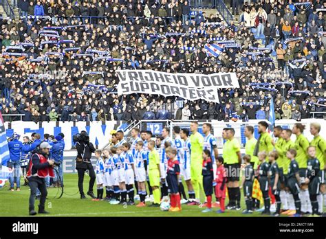 The electric atmosphere at Abe Lenstra Stadion, Heerenveen's fortress.