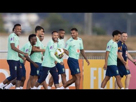 Helinho in training with Brazil's youth national team
