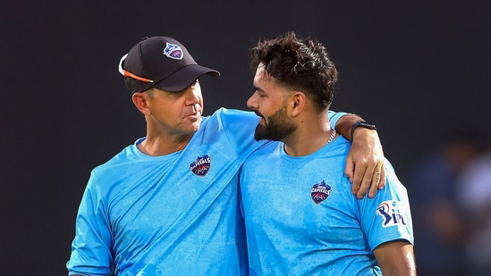 Rishabh Pant leads India out for the first time as Test captain.