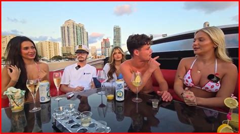 Doherty was live-streaming from a yacht in Miami hours before his arrest.
