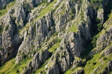 Jagged rock formations illustrating the term's literal meaning.