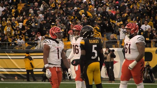 A field-level camera captured the moment Ja'Marr Chase appeared to spit on Jalen Ramsey.
