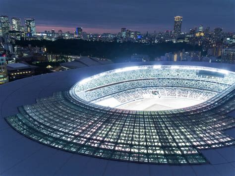 The iconic Japan National Stadium, venue for the international friendly.