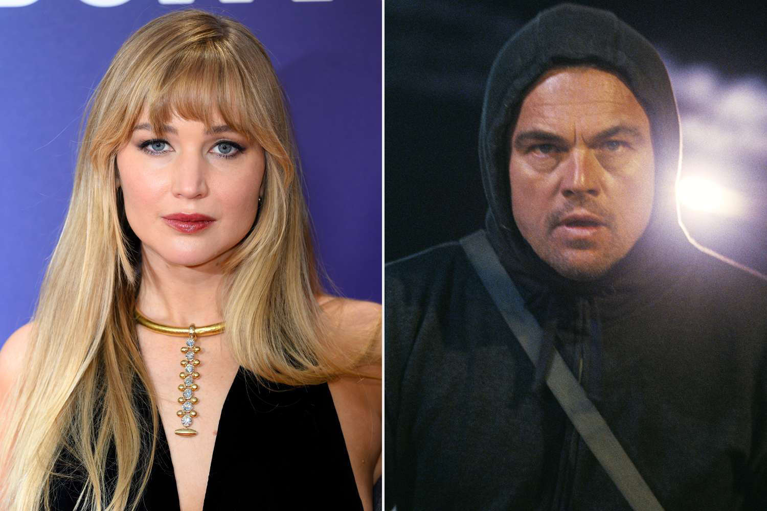 Lawrence with her husband, Cooke Maroney, who booked the tickets for the film.