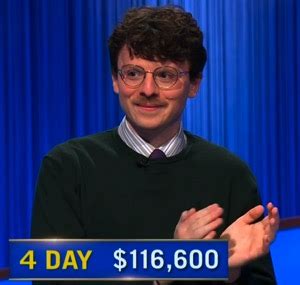 Harrison Whitaker, current Jeopardy! champion.