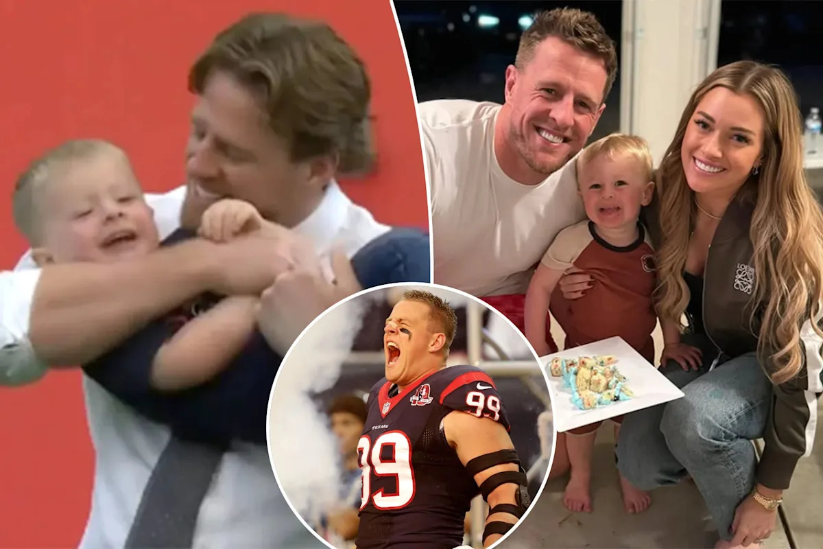 J.J. Watt's Touching Homecoming with Son Koa