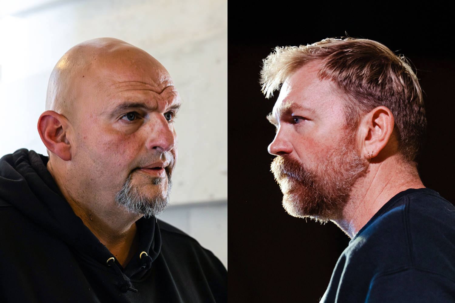 Fetterman addressing supporters during his historic Senate campaign.