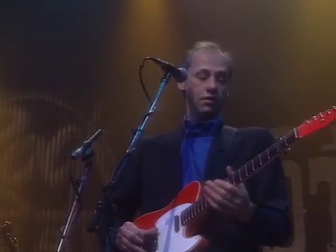 Two guitar legends: Keith Richards and Mark Knopfler representing different eras of rock excellence.