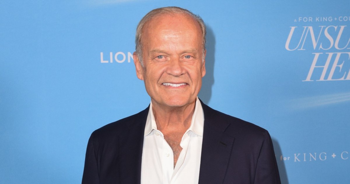 Kelsey Grammer with his eight children, reflecting on his journey as a father and his efforts to reconnect with his older children.